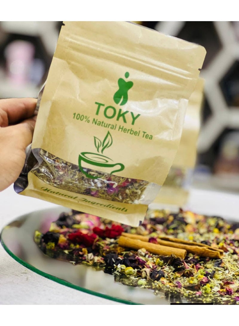 TOKY 100% Natural Herbal Tea 300g - A Blend of Herbal Infusions for Body Detox and Immune Support - Image 5